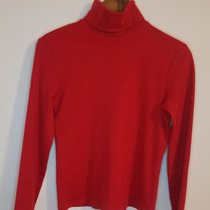 Lauren Ralph Lauren Red Turtle Neck
